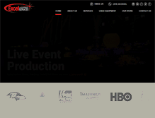 Tablet Screenshot of excellightingservices.com